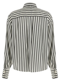Brunello Cucinelli Women Shirt With Scarf