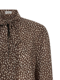 BRUNELLO CUCINELLI Brunello Cucinelli Women Lavallière Collar Shirt