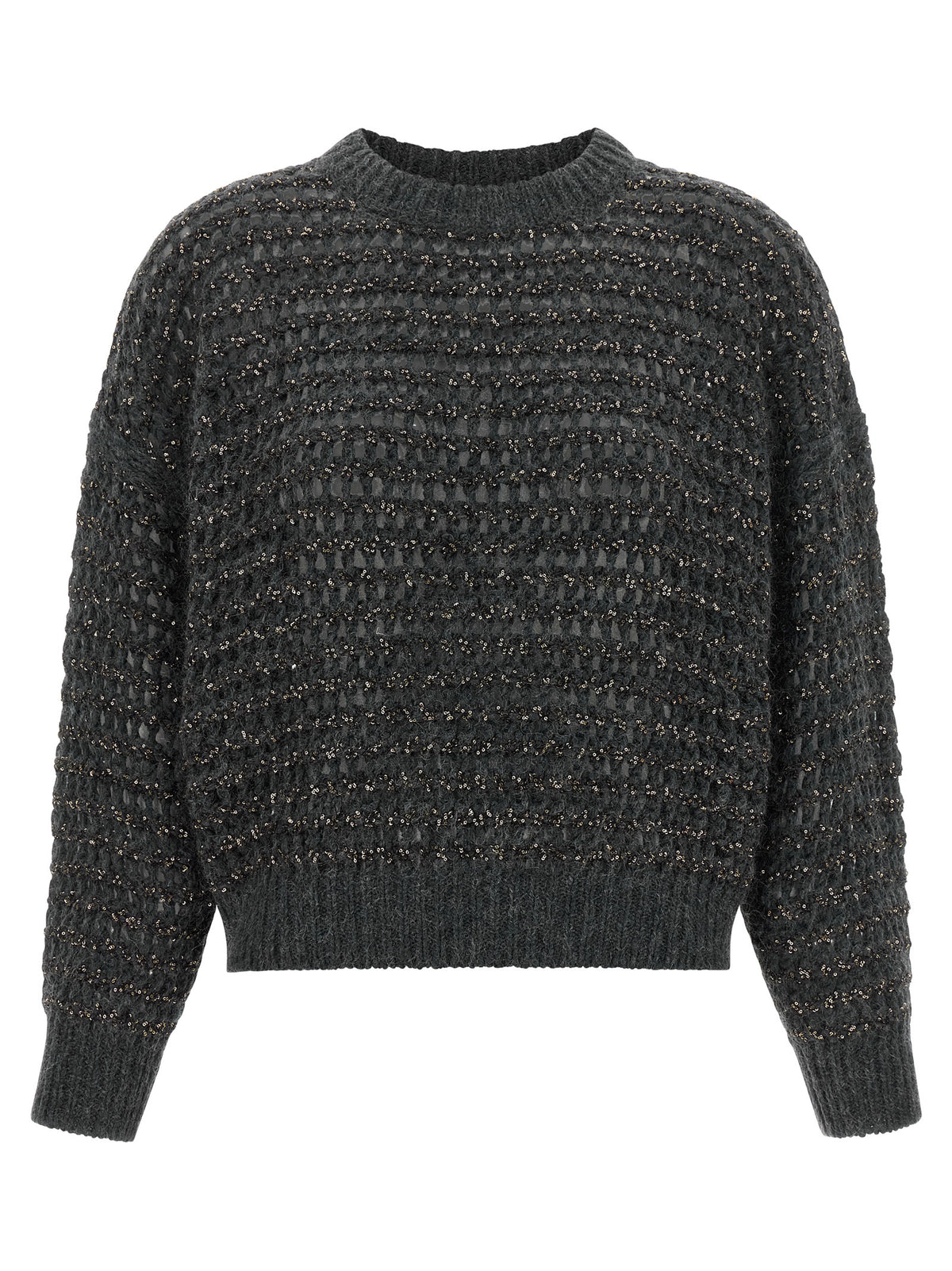 BRUNELLO CUCINELLI Brunello Cucinelli Women 'Dazzling Braids' Sweater