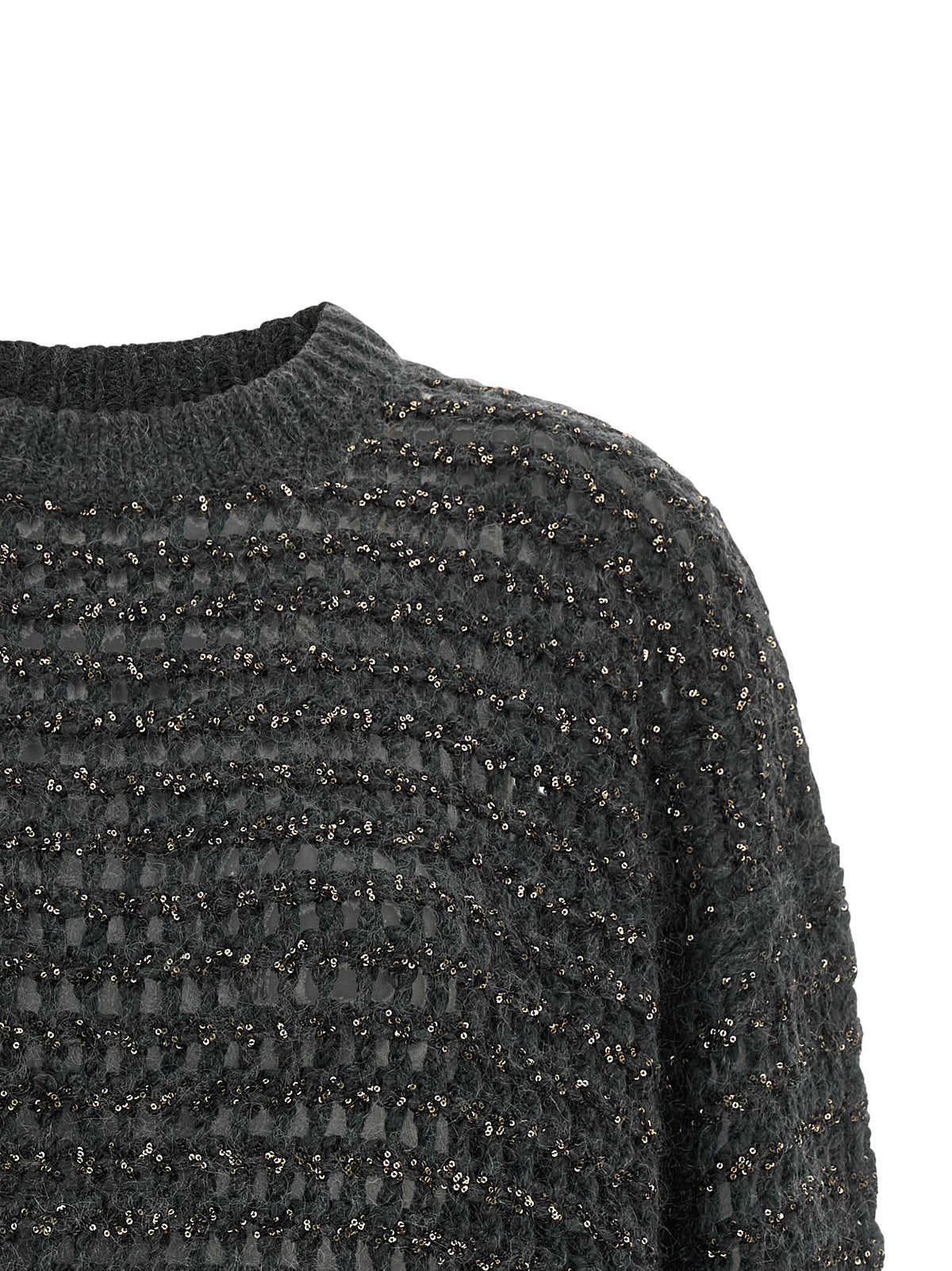 BRUNELLO CUCINELLI Brunello Cucinelli Women 'Dazzling Braids' Sweater