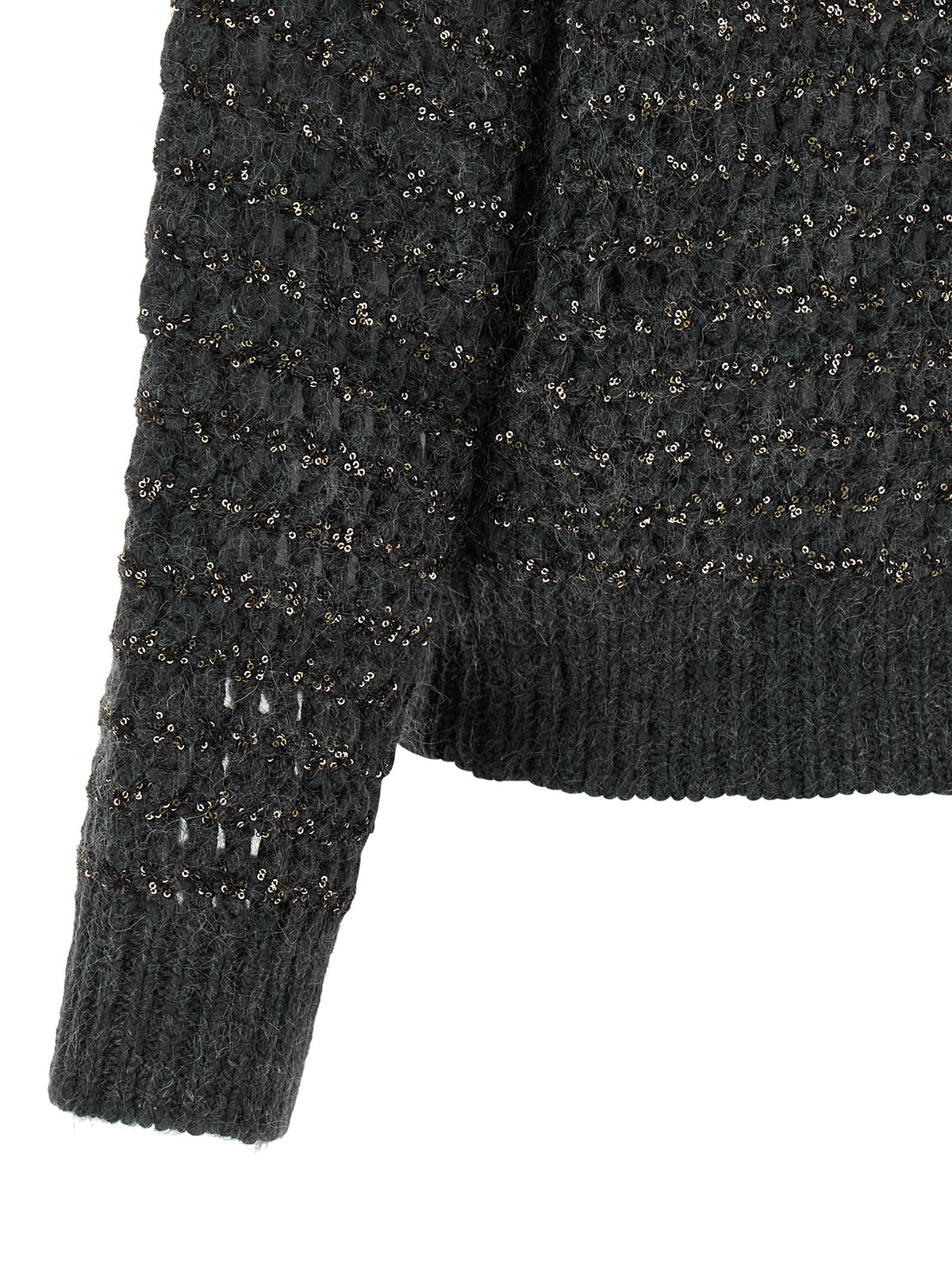 BRUNELLO CUCINELLI Brunello Cucinelli Women 'Dazzling Braids' Sweater