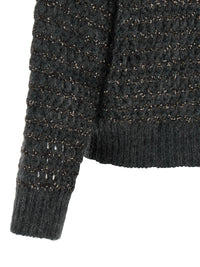 BRUNELLO CUCINELLI Brunello Cucinelli Women 'Dazzling Braids' Sweater