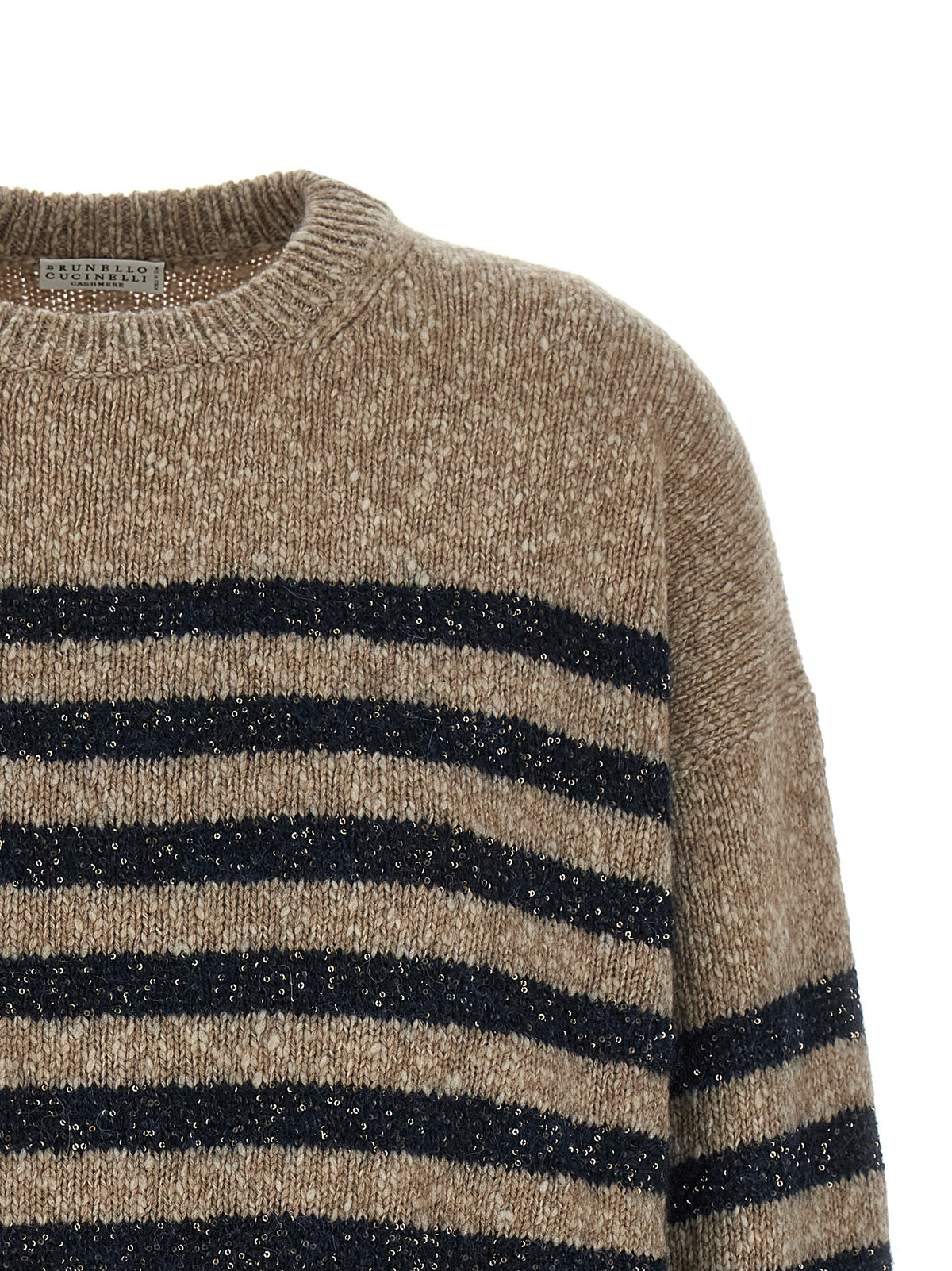 BRUNELLO CUCINELLI Brunello Cucinelli Women 'Dazzling Stripes' Sweater