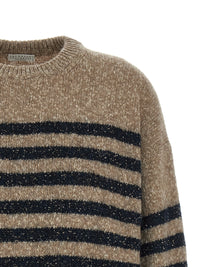 BRUNELLO CUCINELLI Brunello Cucinelli Women 'Dazzling Stripes' Sweater