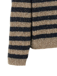BRUNELLO CUCINELLI Brunello Cucinelli Women 'Dazzling Stripes' Sweater