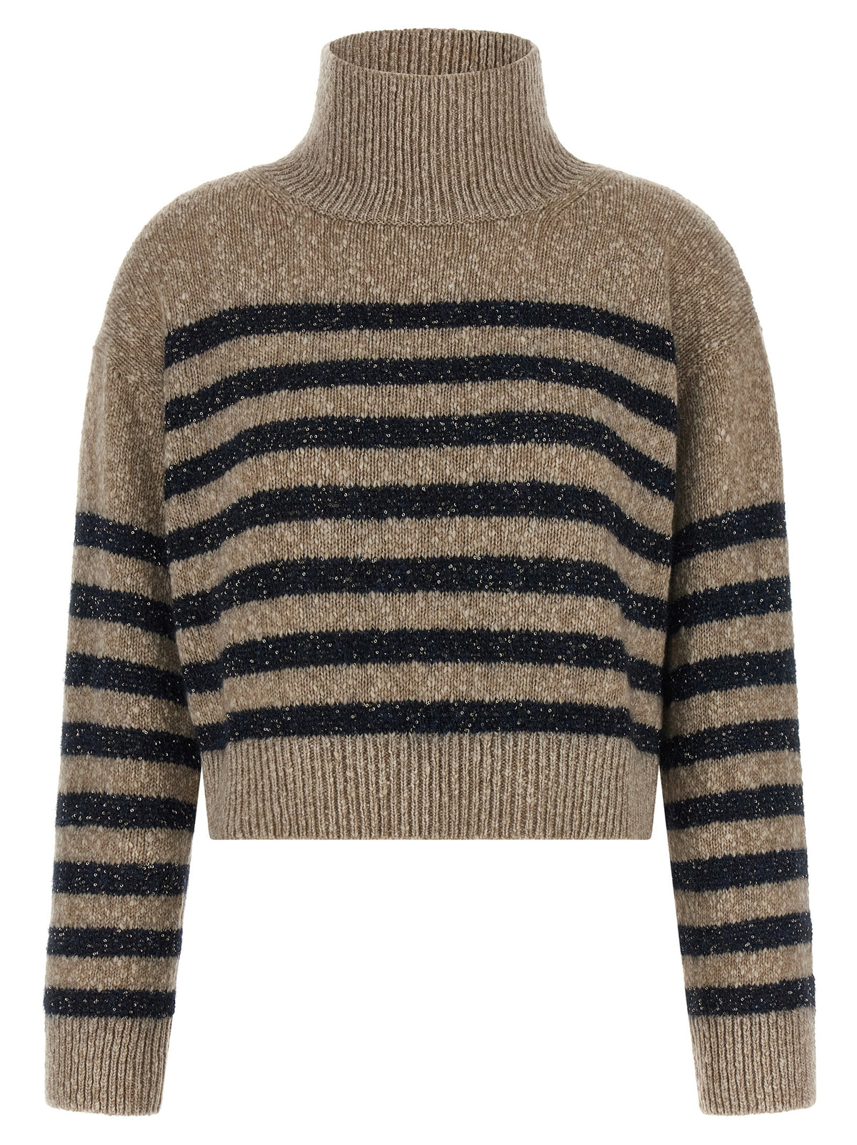 BRUNELLO CUCINELLI Brunello Cucinelli Women 'Dazzling Stripes' Sweater