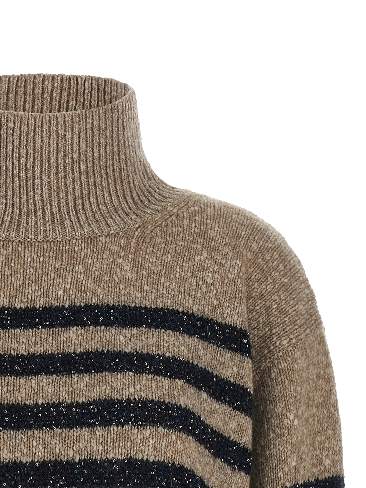 BRUNELLO CUCINELLI Brunello Cucinelli Women 'Dazzling Stripes' Sweater