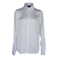Elegance Silk Blouse in White5