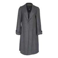 Worsted Flannel Trench Coat-gray1
