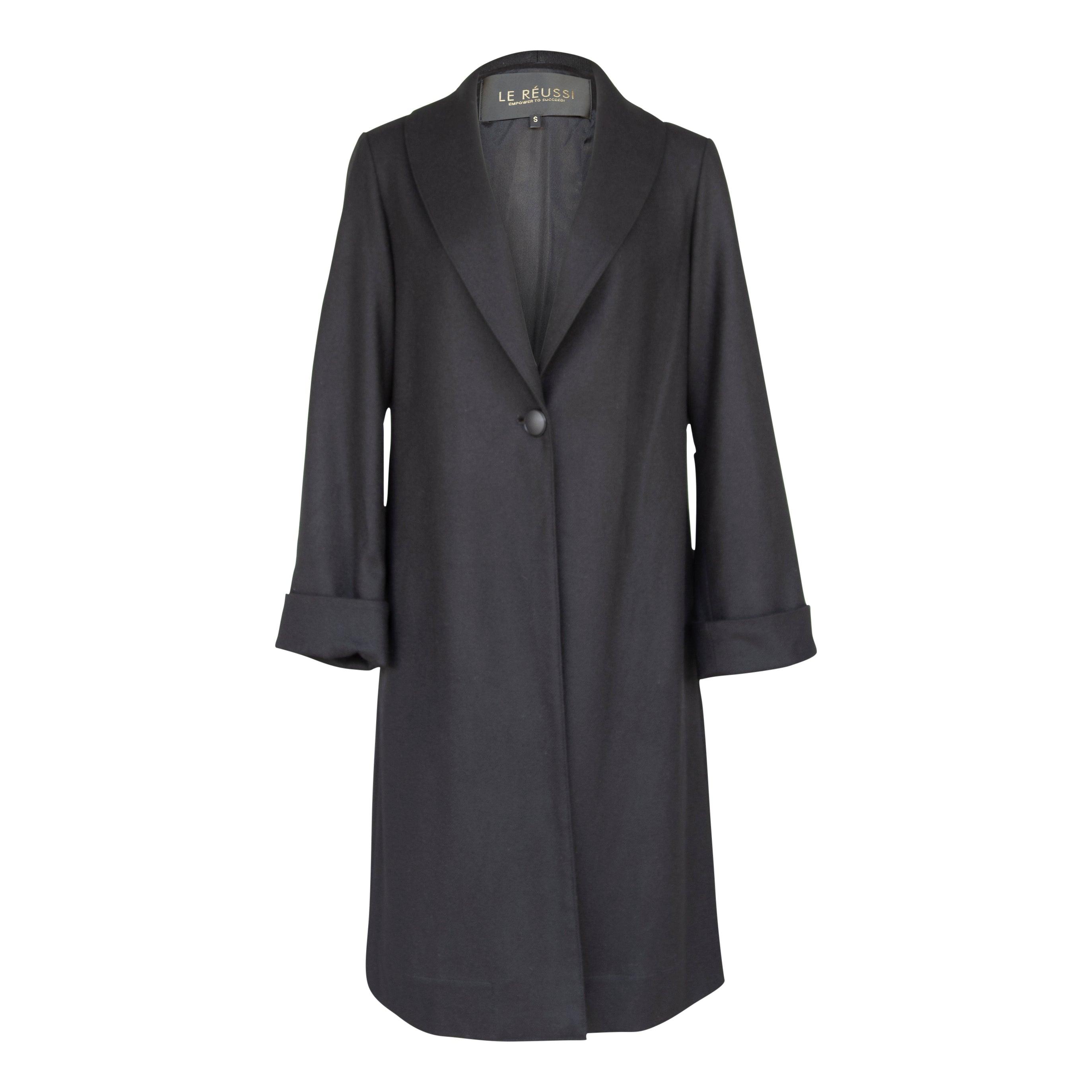 Worsted Flannel Trench Coat1