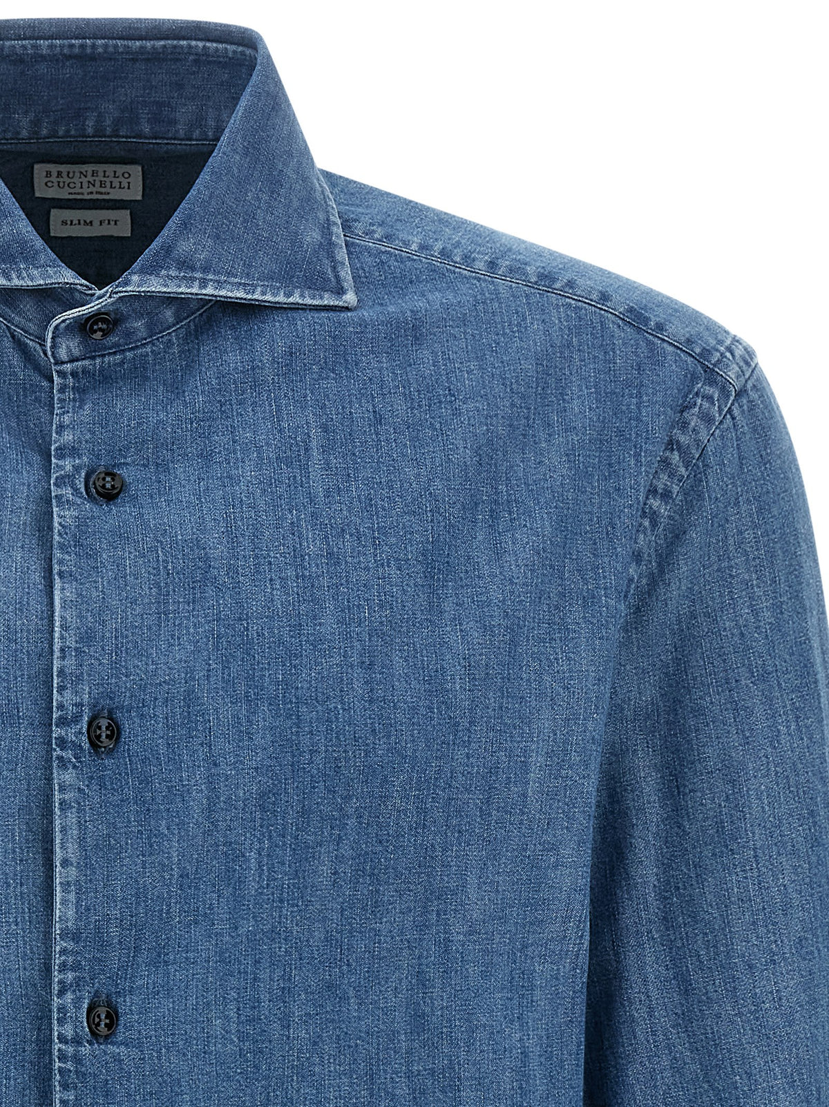 BRUNELLO CUCINELLI Brunello Cucinelli Men Denim Shirt