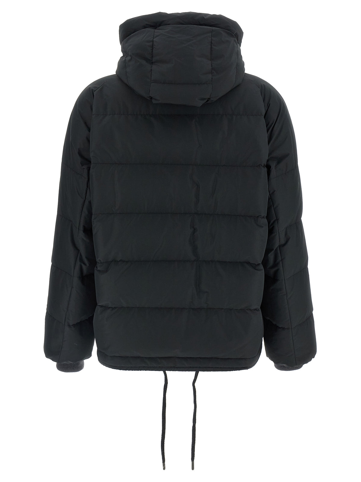 Brunello Cucinelli Women Down Jacket With Knit And Jewel Details
