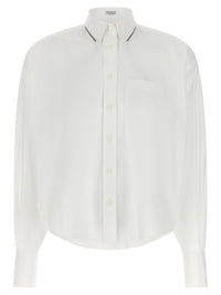 Brunello Cucinelli Women 'Shiny Trim' Shirt