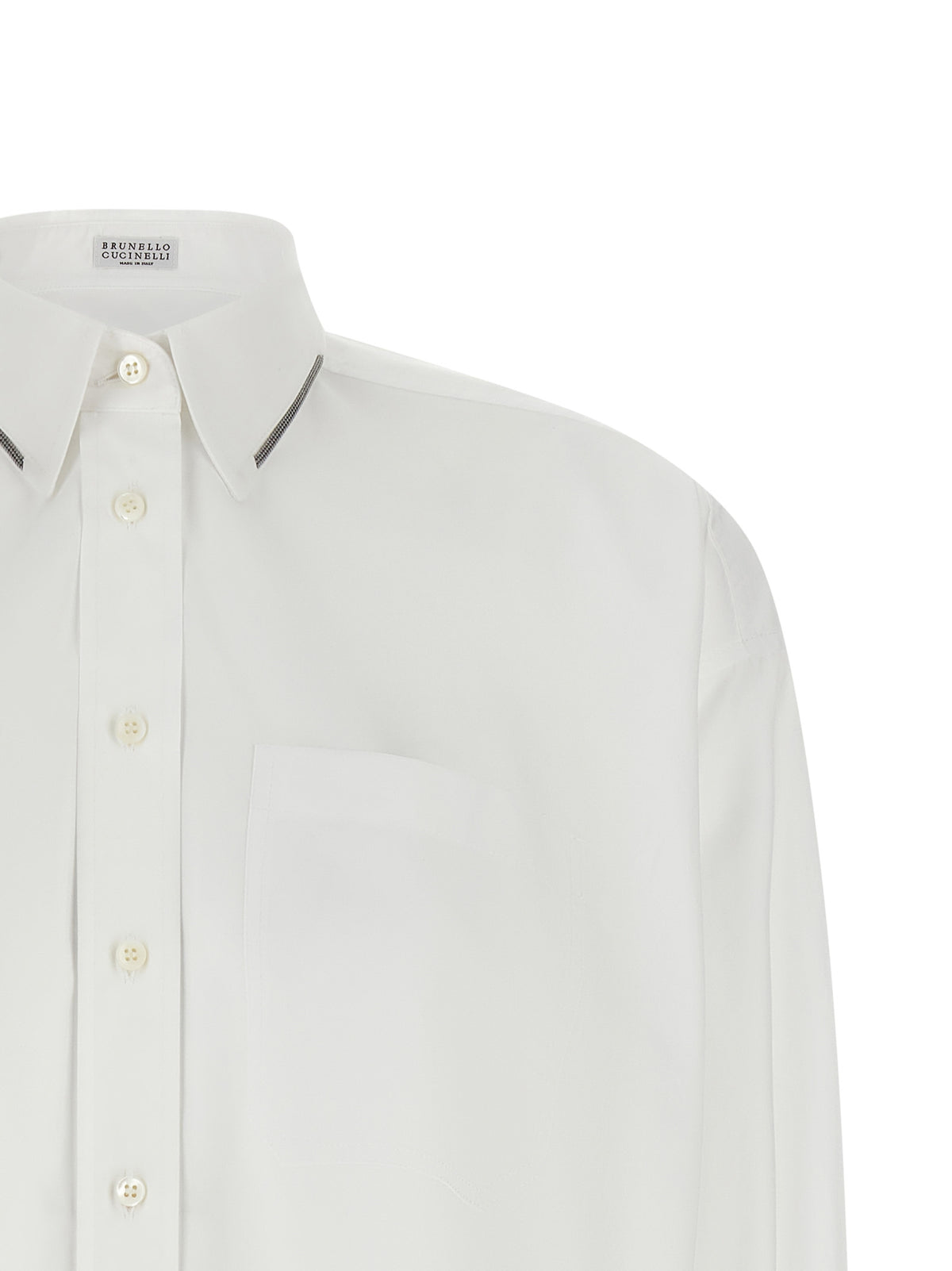 Brunello Cucinelli Women 'Shiny Trim' Shirt