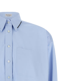 Brunello Cucinelli Women 'Shiny Trim' Shirt