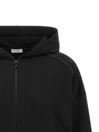 BRUNELLO CUCINELLI Brunello Cucinelli Women 'Shiny Trims' Hoodie