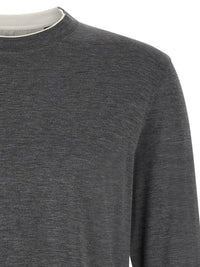 Brunello Cucinelli Men Silk And Cotton T-Shirt