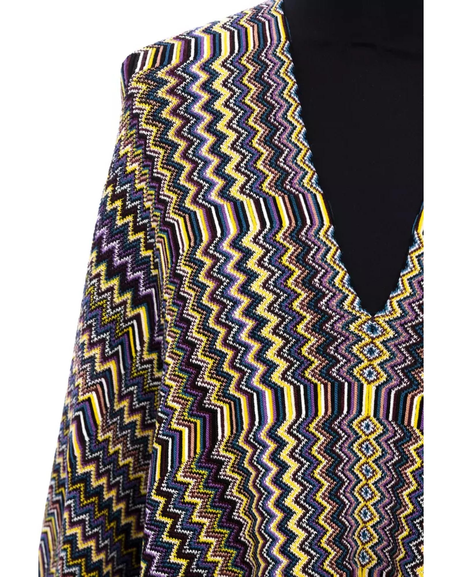 Missoni  Women's Multicolor Chevron Poncho
