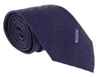 Missoni Abstract Navy Woven 100% Silk Tie