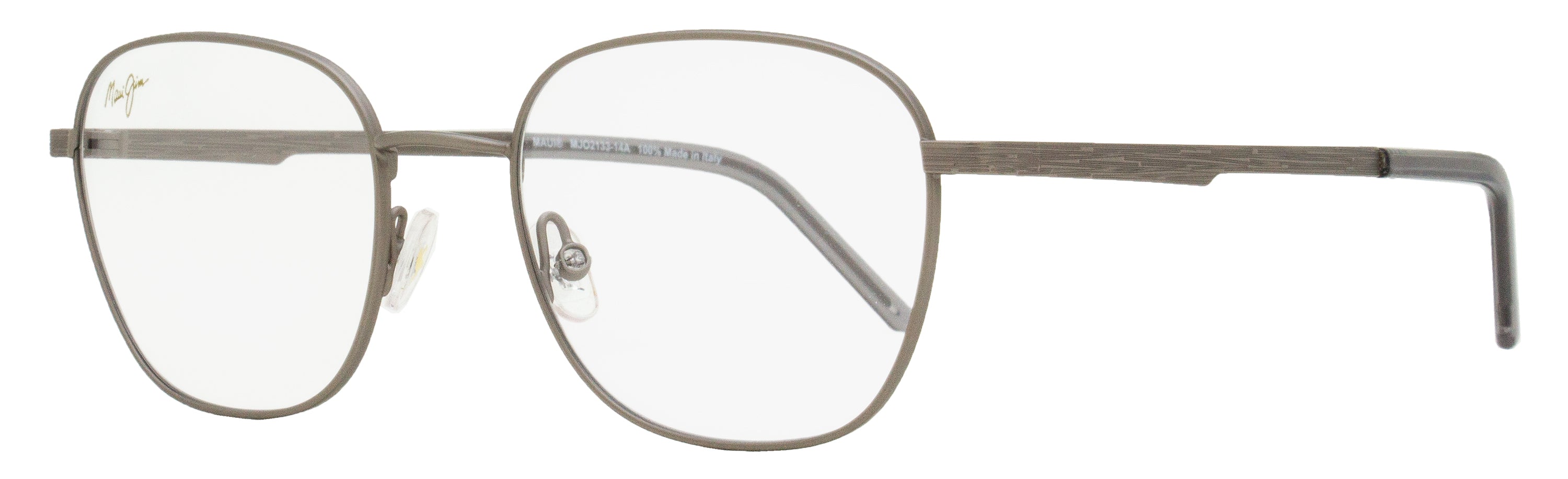 Maui Jim Oval Eyeglasses MJO2133 14A Matte Ruthenium 52mm Matte Ruthenium