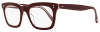 Maui Jim Rectangular Eyeglasses MJO2216 07F Burgundy/Clear 49mm Burgundy Clear