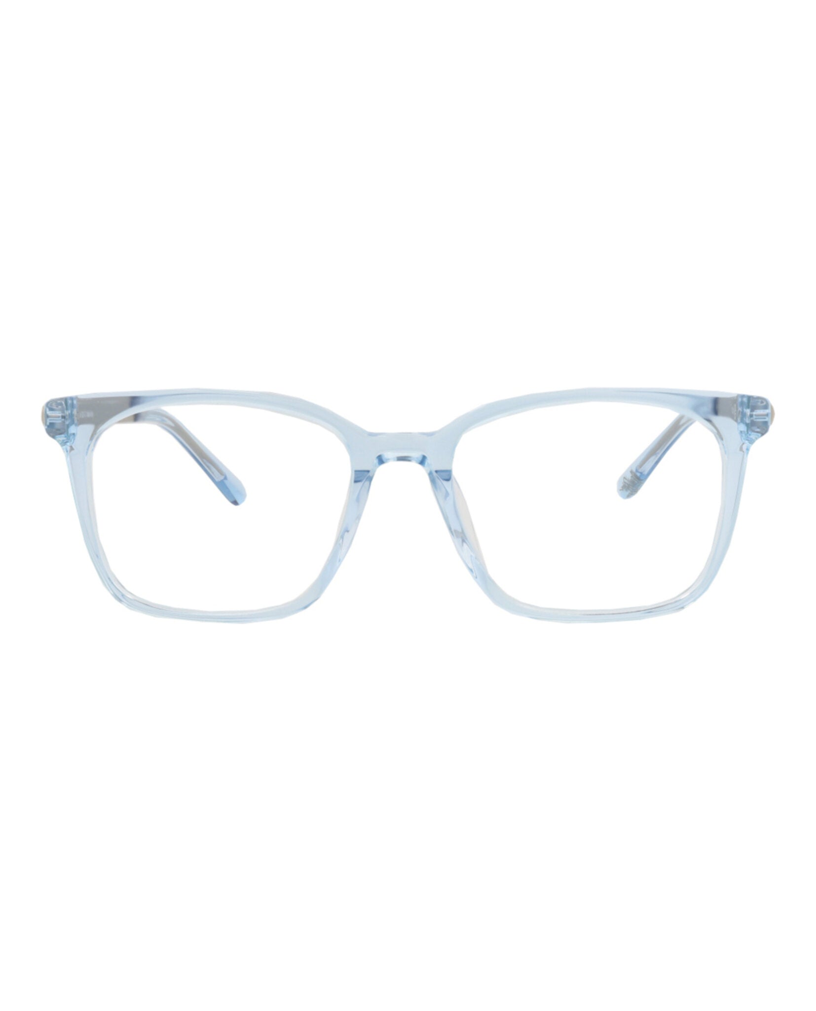 Maui Jim Womens Square/Rectangle Blue Silver Transparent Fashion Designer Eyewear