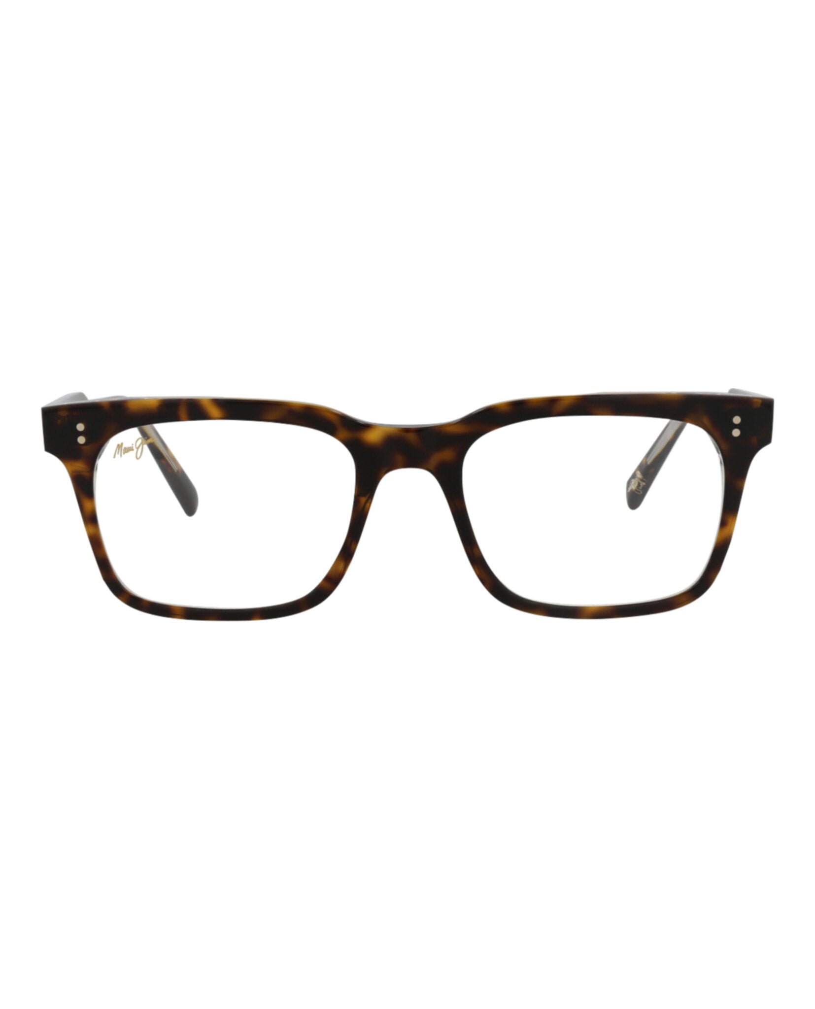 Maui Jim Unisex Square/Rectangle Tortoise Tortoise Transparent Fashion Designer Eyewear