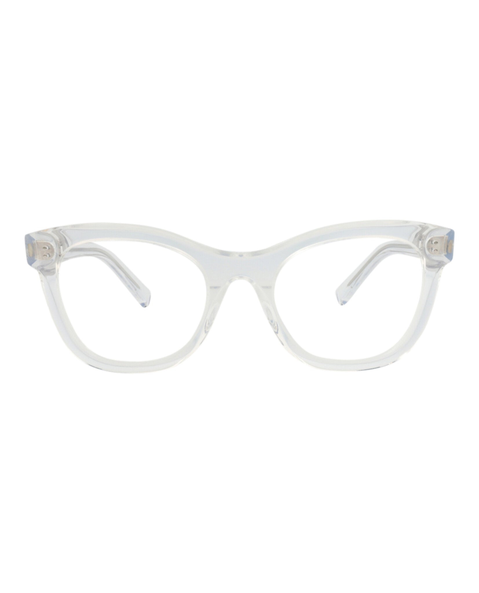 Maui Jim Womens Round/Oval Crystal Crystal Transparent Fashion Designer Eyewear