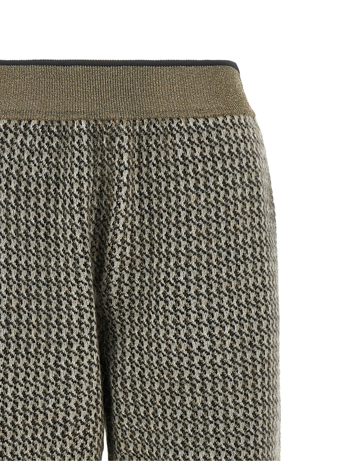 Brunello Cucinelli Women 'Track' Houndstooth Pants