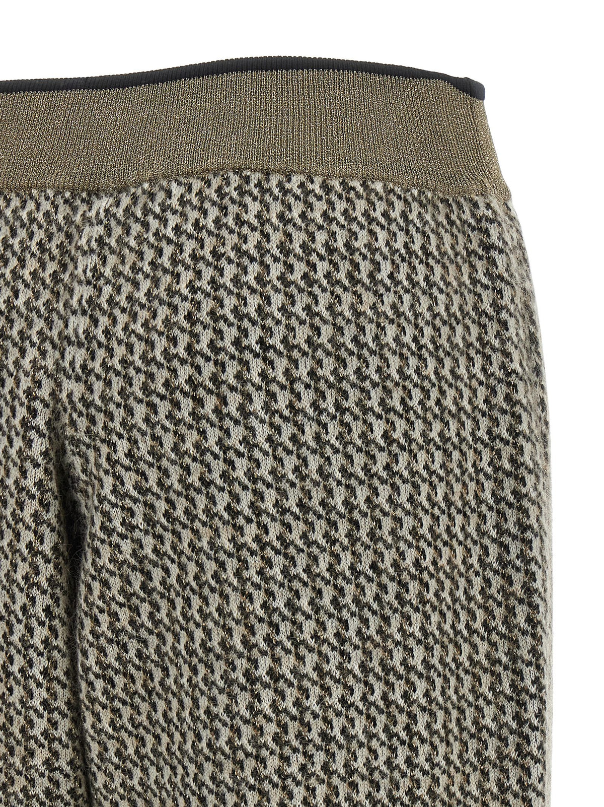 Brunello Cucinelli Women 'Track' Houndstooth Pants