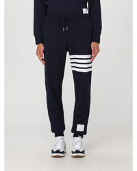Thom Browne 4Bar Sweatpants Classic Joggers Men Blue Pants