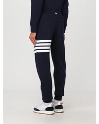 Thom Browne 4Bar Sweatpants Classic Joggers Men Blue Pants
