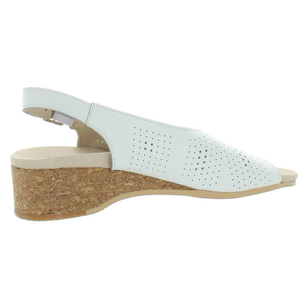 Noble Womens Leather Cork Slingback Sandals