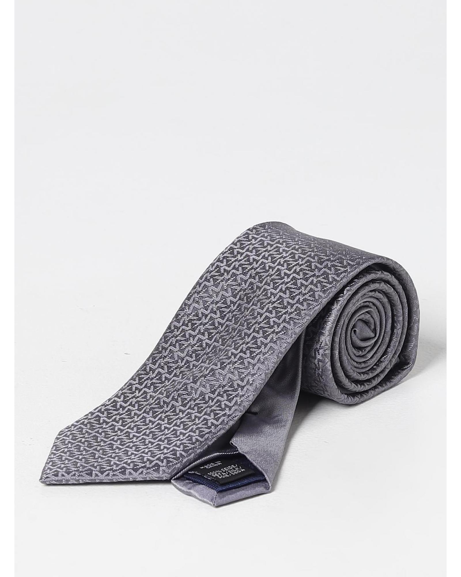 Michael Kors Geometric Patterned Necktie Men Pearl Ties