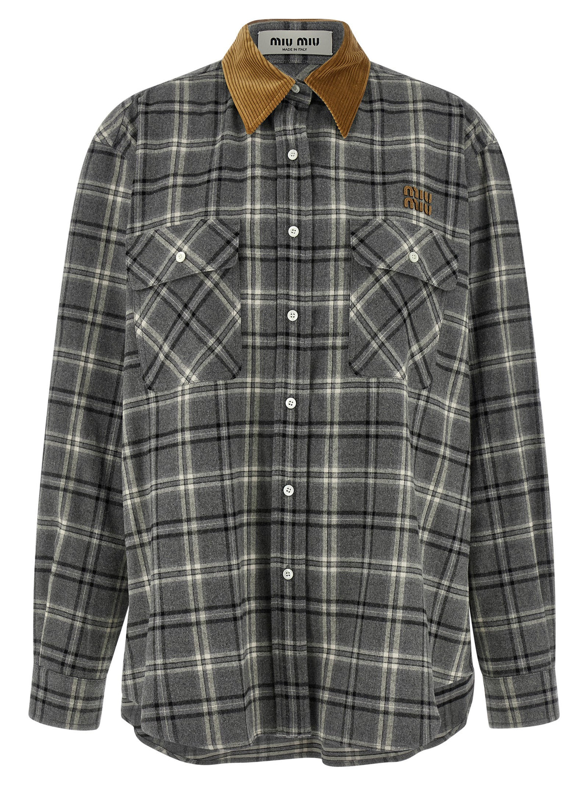 MIU MIU Miu Miu Women Check Shirt