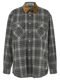 MIU MIU Miu Miu Women Check Shirt