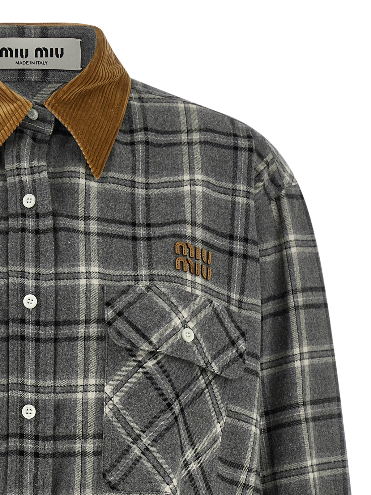 MIU MIU Miu Miu Women Check Shirt