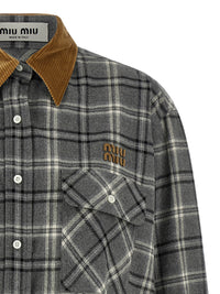 MIU MIU Miu Miu Women Check Shirt