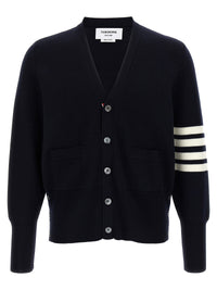 Thom Browne Men '4-Bar' Wool Cardigan