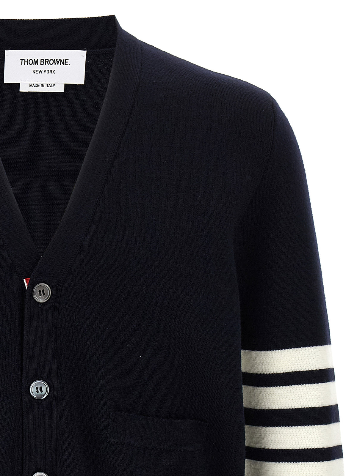 Thom Browne Men '4-Bar' Wool Cardigan