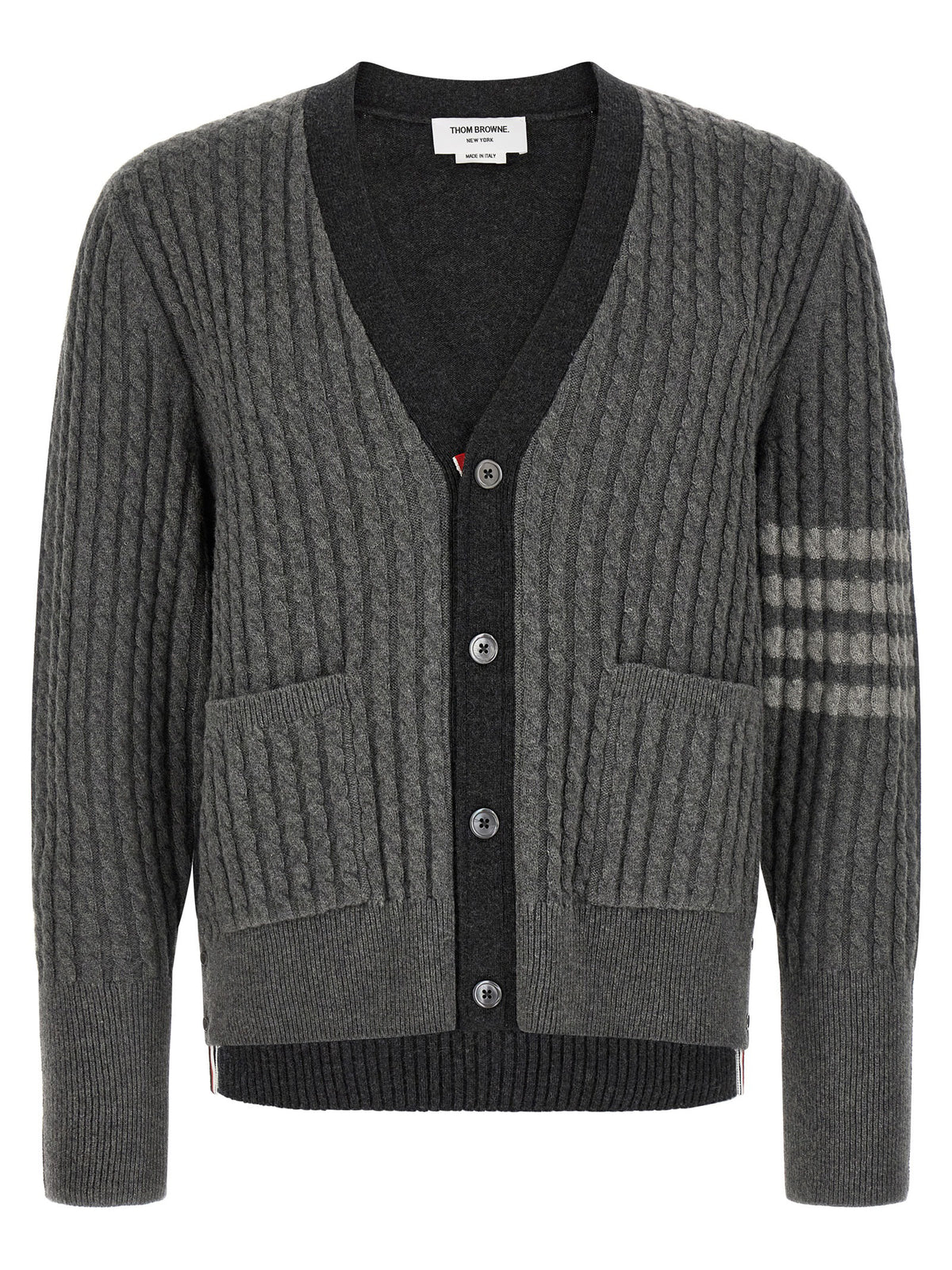 Thom Browne Men 2-In-1 Trompe L'œil Cardigan