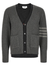 Thom Browne Men 2-In-1 Trompe L'œil Cardigan