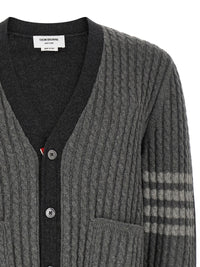 Thom Browne Men 2-In-1 Trompe L'œil Cardigan