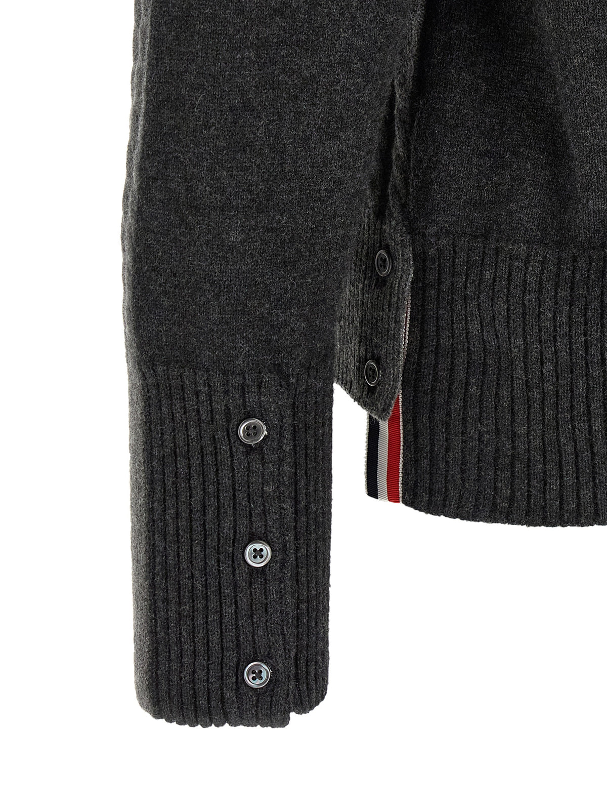 Thom Browne Men 2-In-1 Trompe L'œil Cardigan