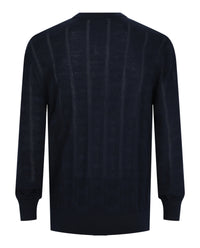Bally Bally Mens Vertical-Pattern Cashmere Sweater