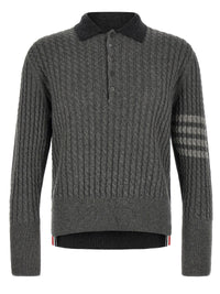 Thom Browne Men 2-In-1 Trompe L'oeil Polo Shirt