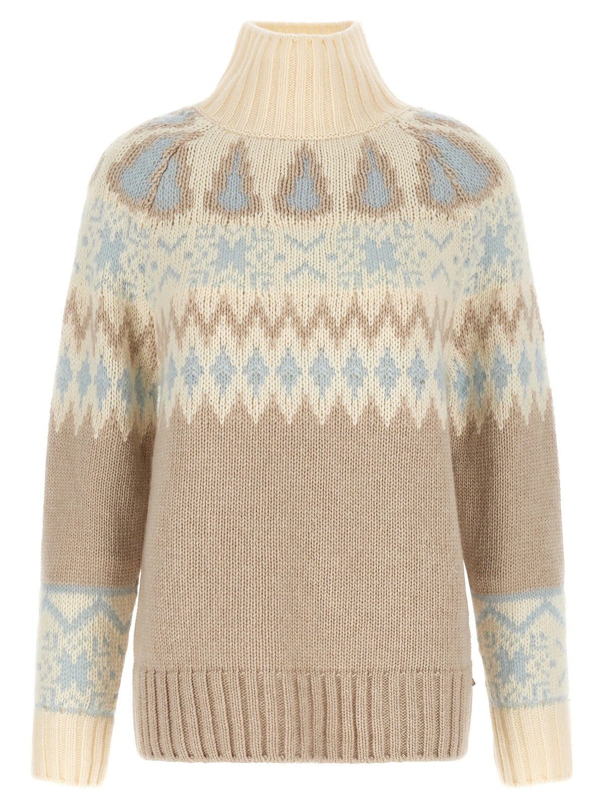 HERNO Herno Women Wool And Cashmere Sweater With Intarsia