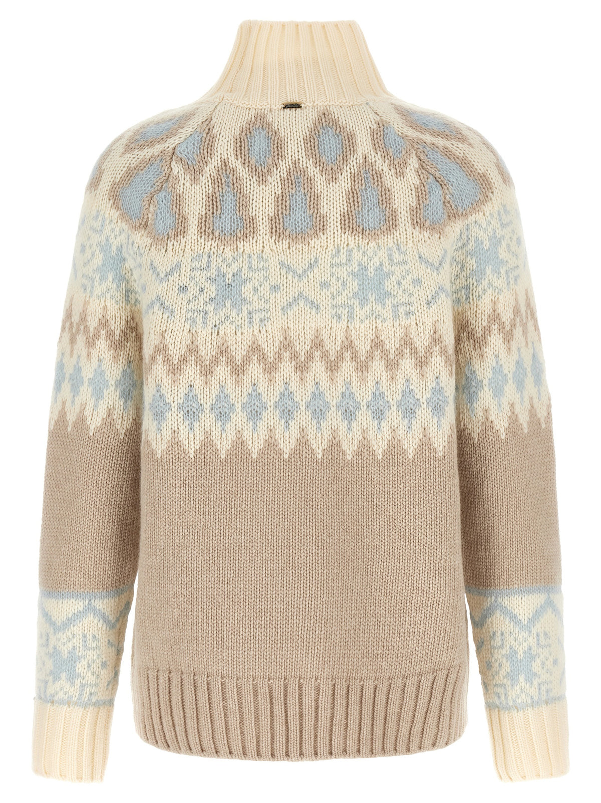 HERNO Herno Women Wool And Cashmere Sweater With Intarsia