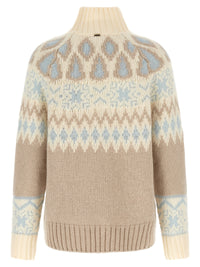 HERNO Herno Women Wool And Cashmere Sweater With Intarsia
