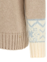 HERNO Herno Women Wool And Cashmere Sweater With Intarsia